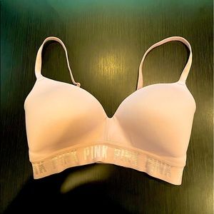 Pink Victoria’s Secret Pink Wireless Lightly Lined Bra 32DD